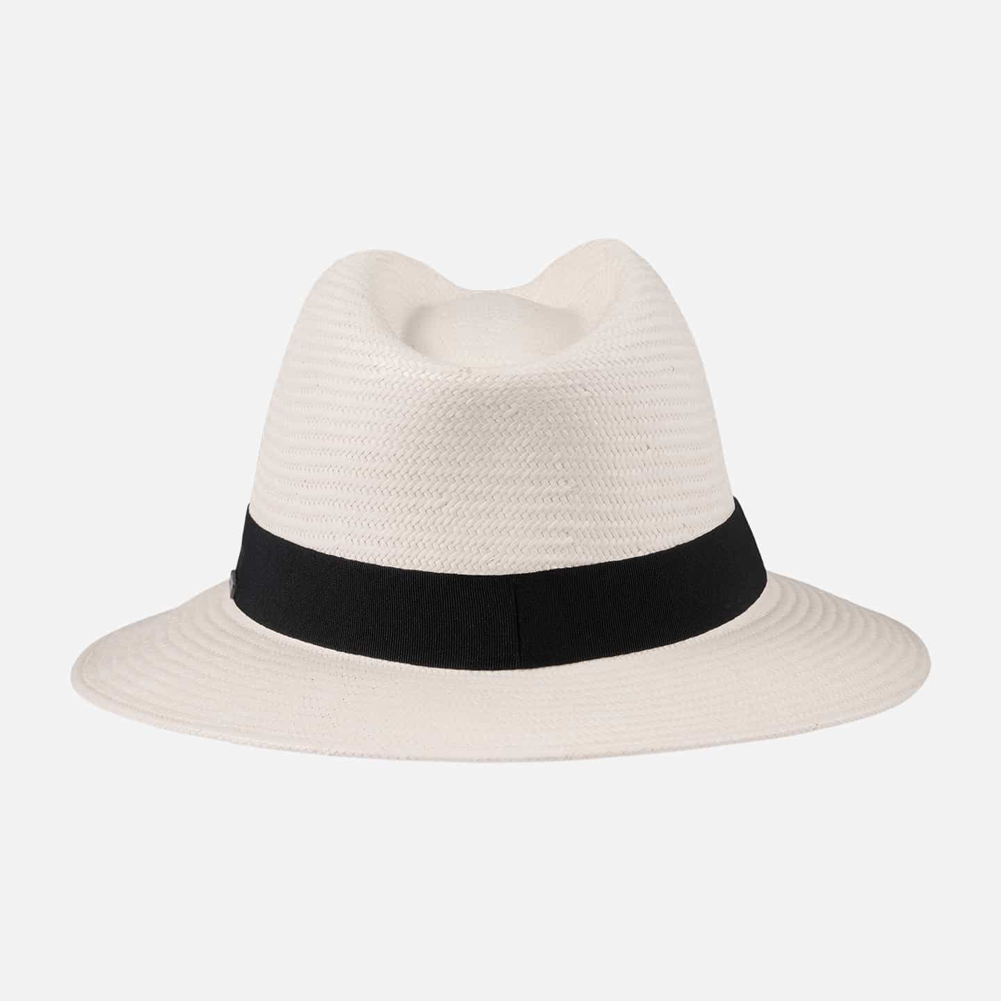 Chapeau De Paille Fedora À Bandes