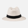 Banded Fedora Straw Hat