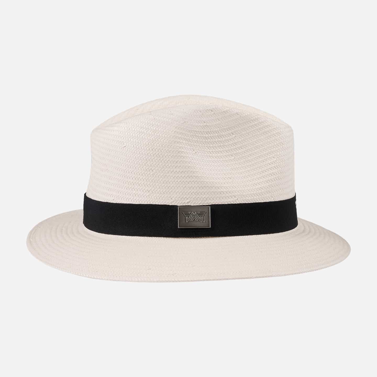Chapeau De Paille Fedora À Bandes