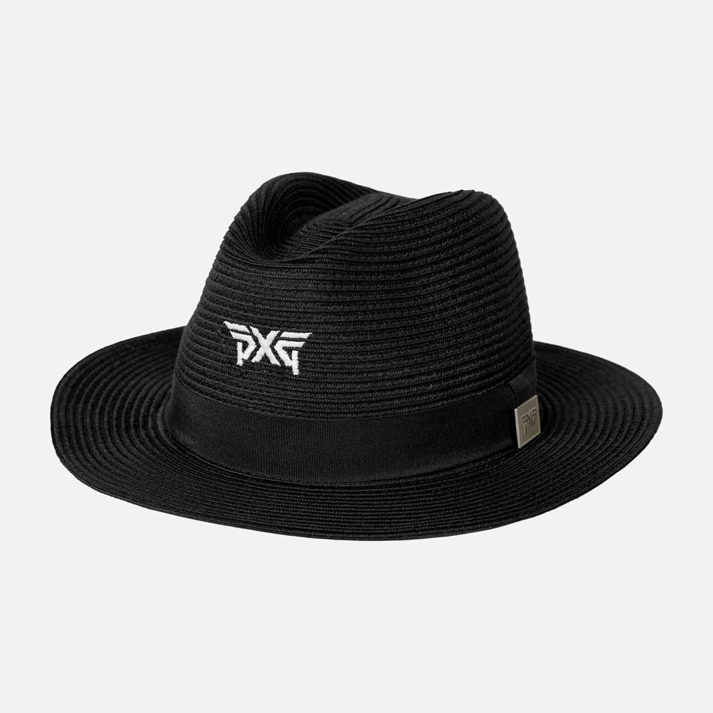 Chapeau De Paille Fedora À Bandes