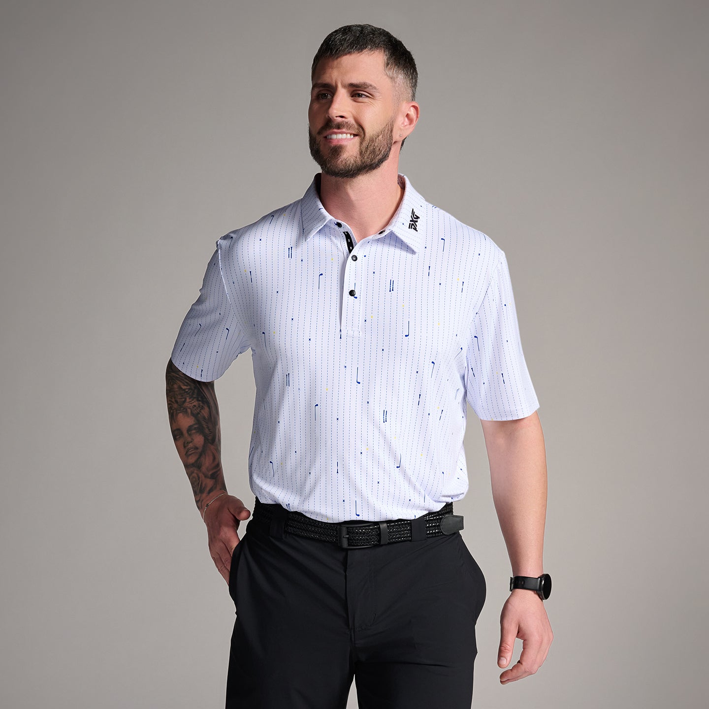 Men's Tour Golf Icons Polo