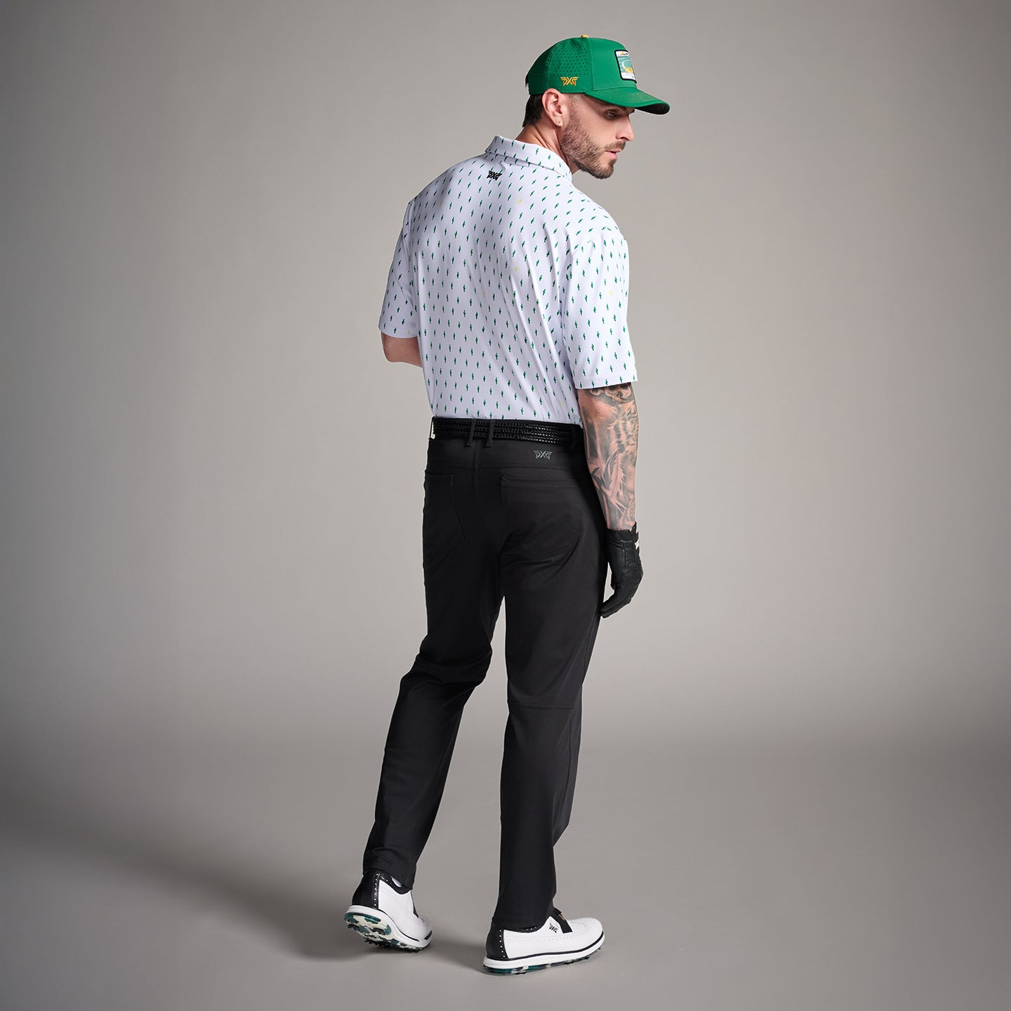 Men's Tour Cactus Print Polo