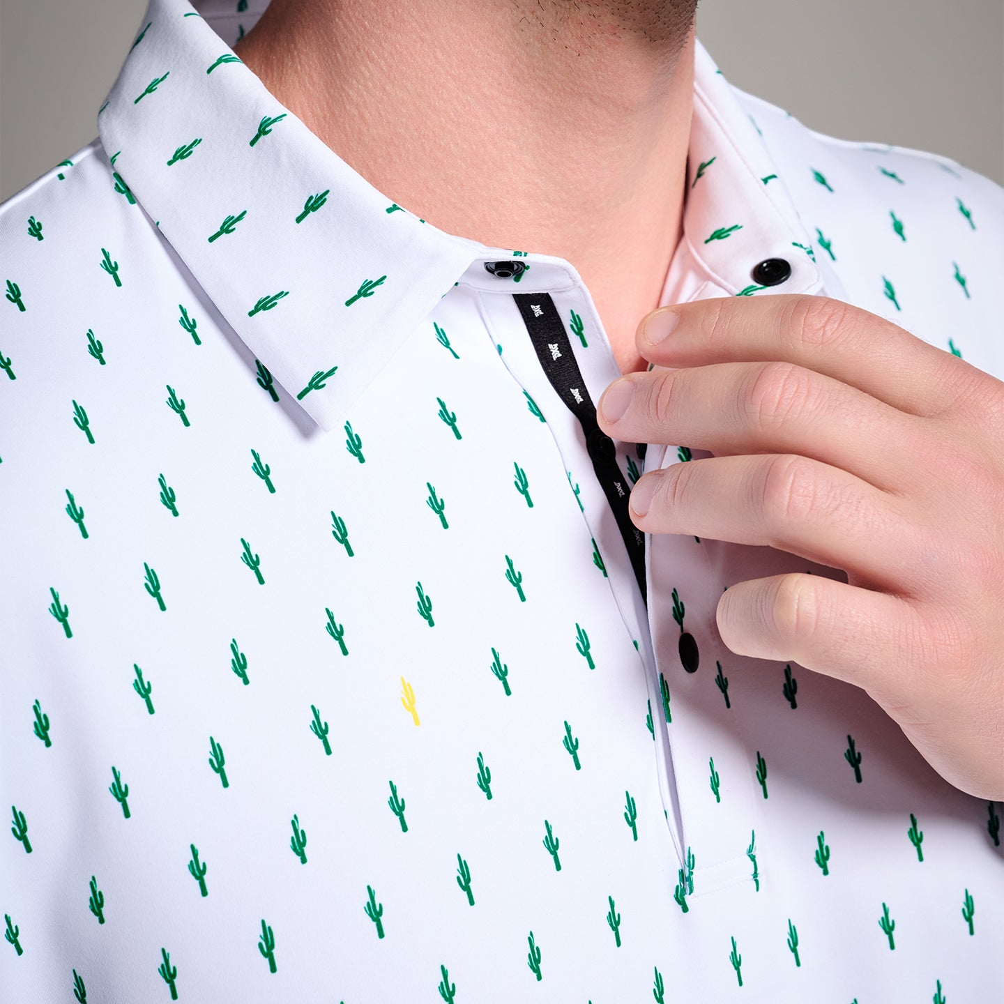 Men's Tour Cactus Print Polo