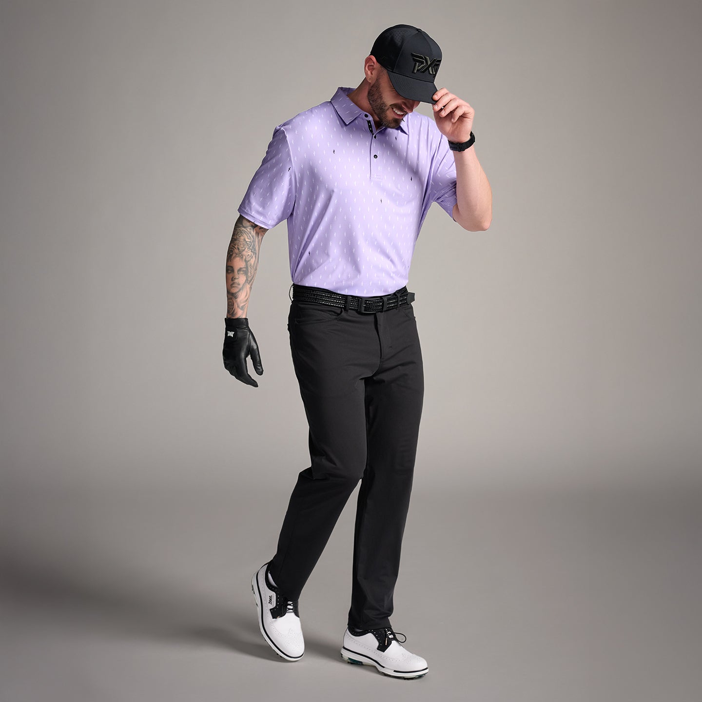 Men's Tour Cactus Print Polo