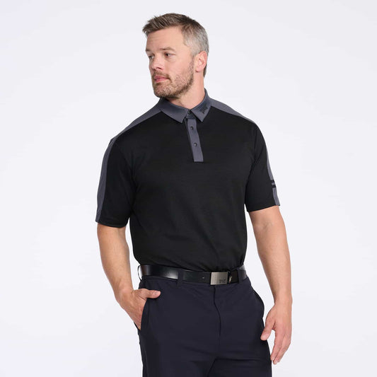 Men's Comfort Fit Short Sleeve Shoulder Trim Polo - PXG Canada