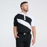 Men's Diagonal Stripe Polo