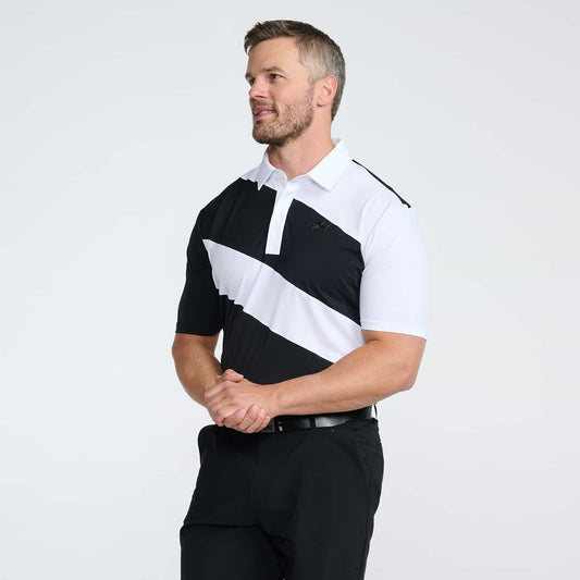 Men's Diagonal Stripe Polo - PXG Canada