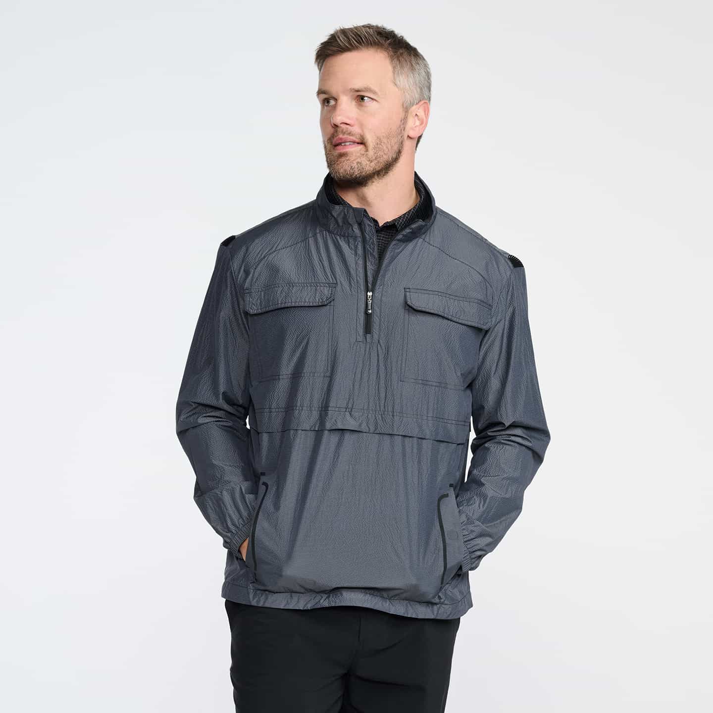 [New Era]★GOLF★WIND JACKET Men's 1/2 Zip Pullover Jacket | PXG Canada
