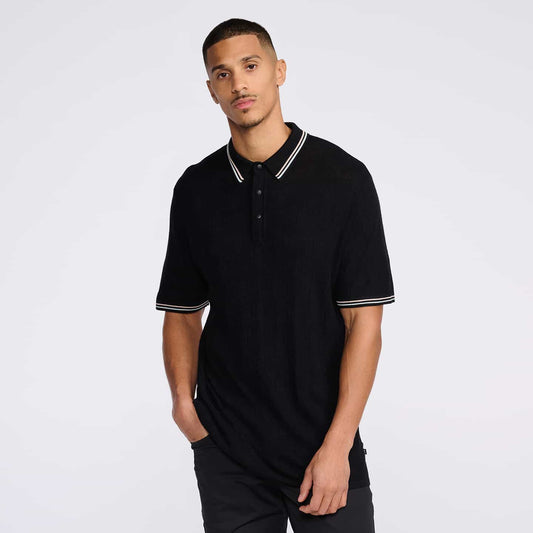 Men's Multi-Logo Jacquard Knitted Polo - PXG Canada