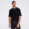 Men's Multi-Logo Jacquard Knitted Polo