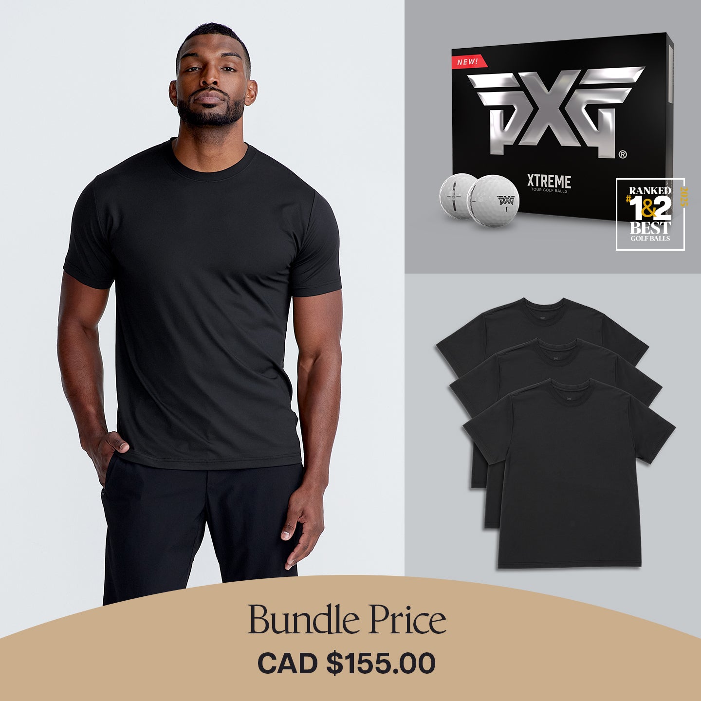 Golf Balls and T-Shirts Bundle