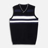 Men's V-Neck Color Block Knitted Vest