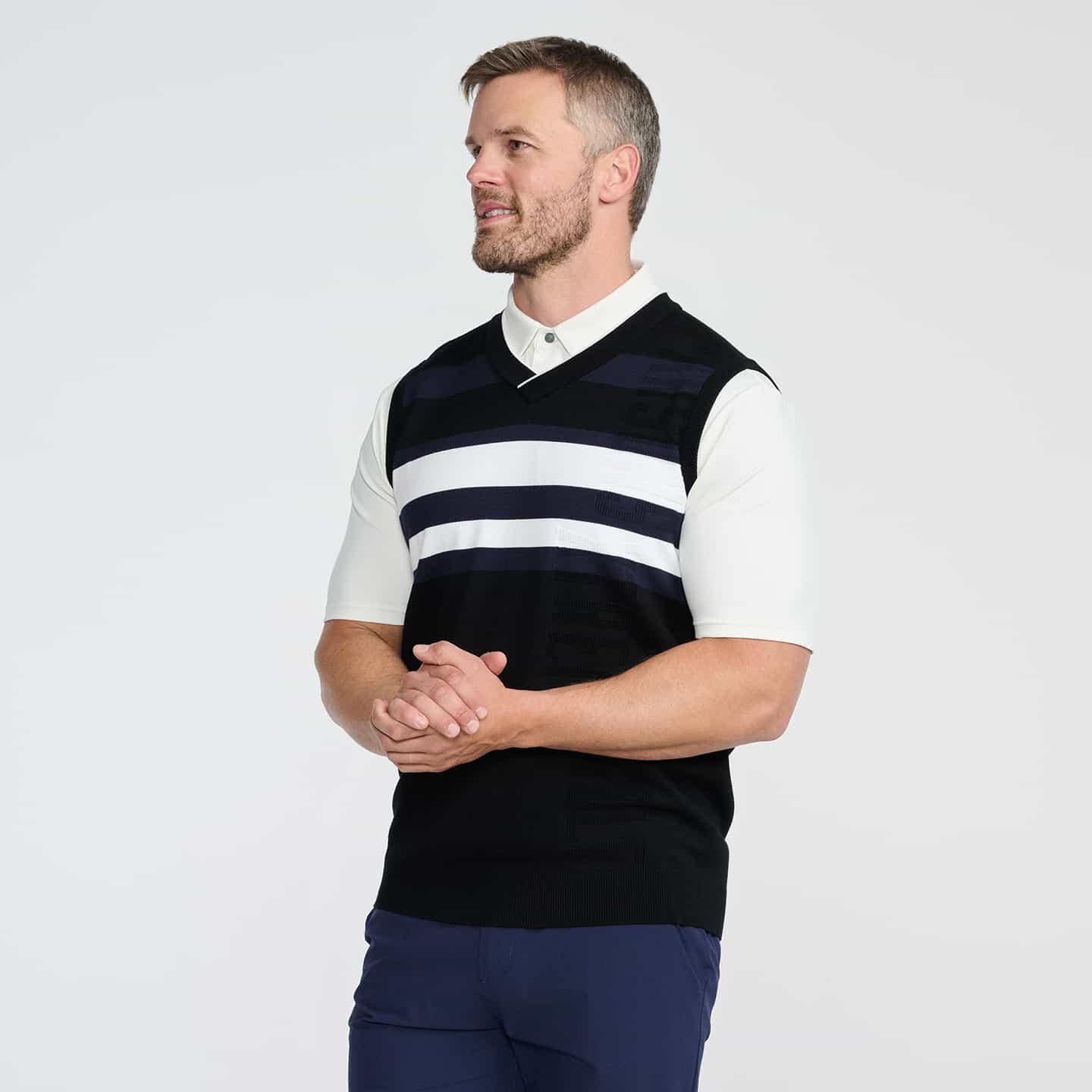 Gilet Tricoté À Col En V