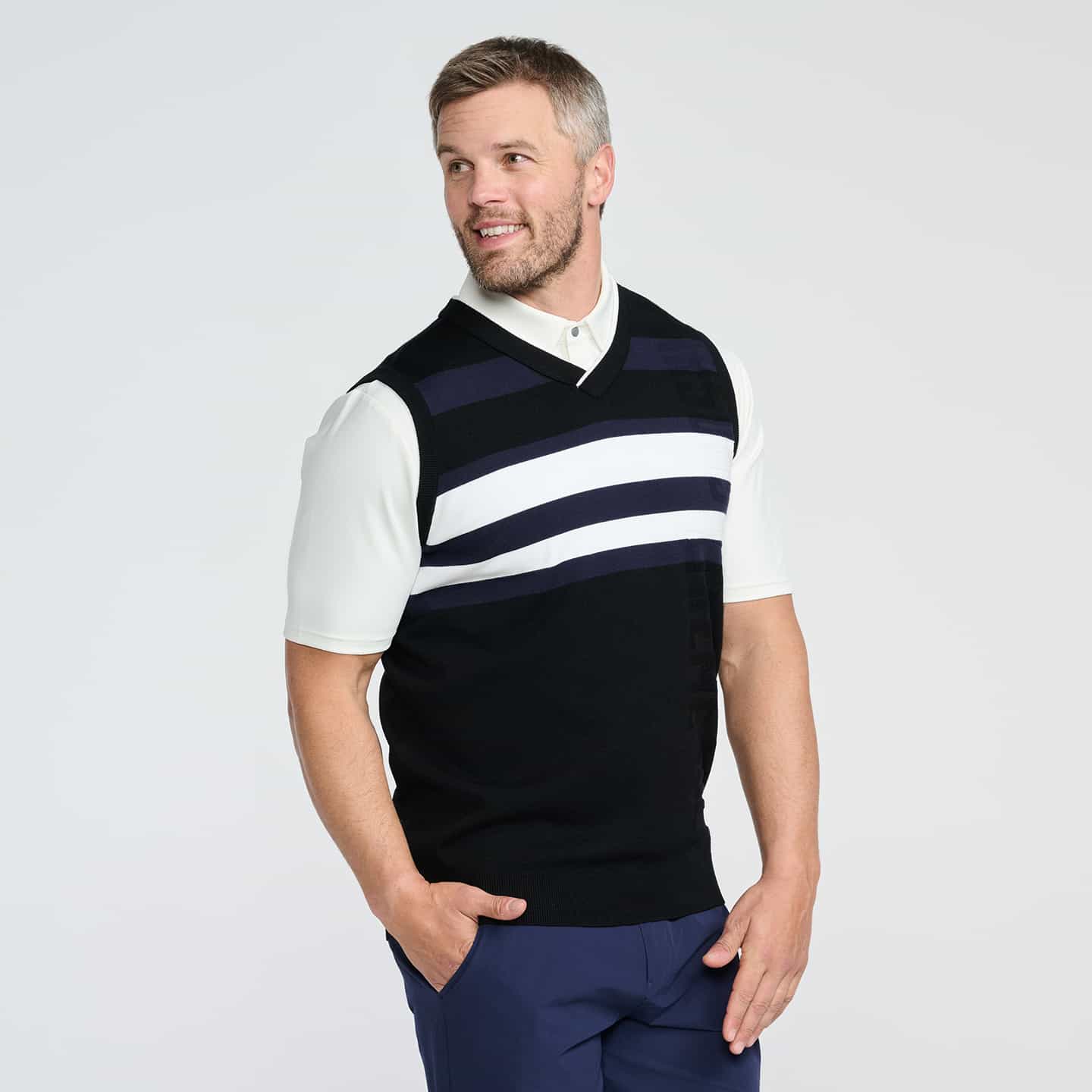 Gilet Tricoté À Col En V