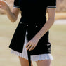 Women's Apron Pleated Skirt