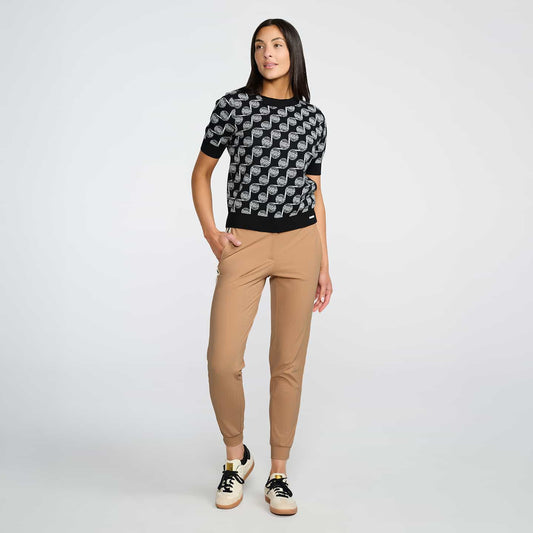 Women's Knitted Side Stripe Joggers - PXG Canada