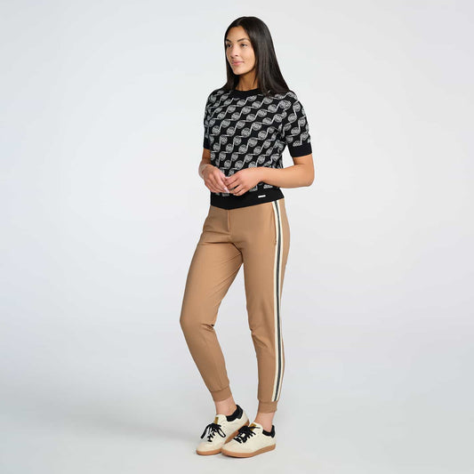 Women's Knitted Side Stripe Joggers - PXG Canada