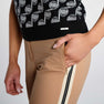 Women's Knitted Side Stripe Joggers