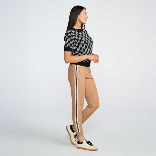 Pantalon De Jogging À Rayures Latérales En Tricot - PXG Canada