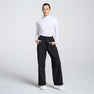 Women's Perforated Logo Wide Leg Trouser