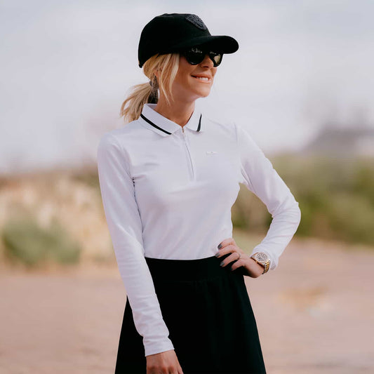 Polo À Manches Longues 1/4 Zip En Tissu Éponge - PXG Canada