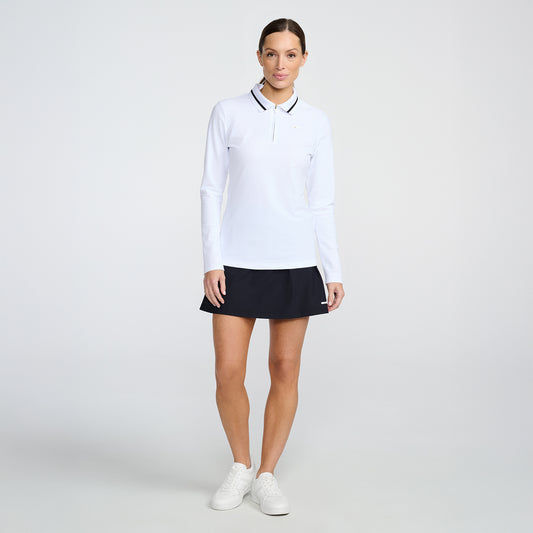 Women's Terry Cloth 1/4 Zip Long Sleeve Polo - PXG Canada