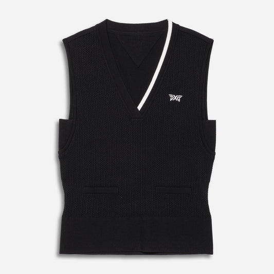 Gilet De Style Universitaire Avec Col En V Profond Pour Femmes - PXG Canada