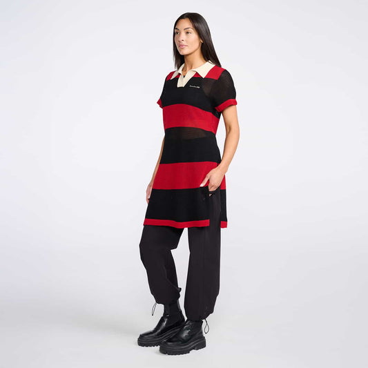 Women's Varsity Pointelle Tunic Dress - PXG Canada