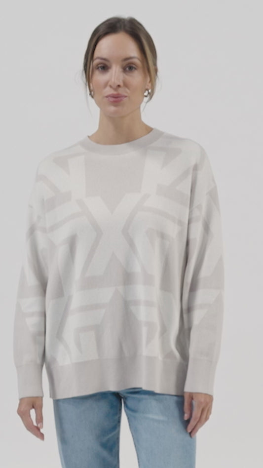 Women's All Over Logo Sweater - PXG Canada